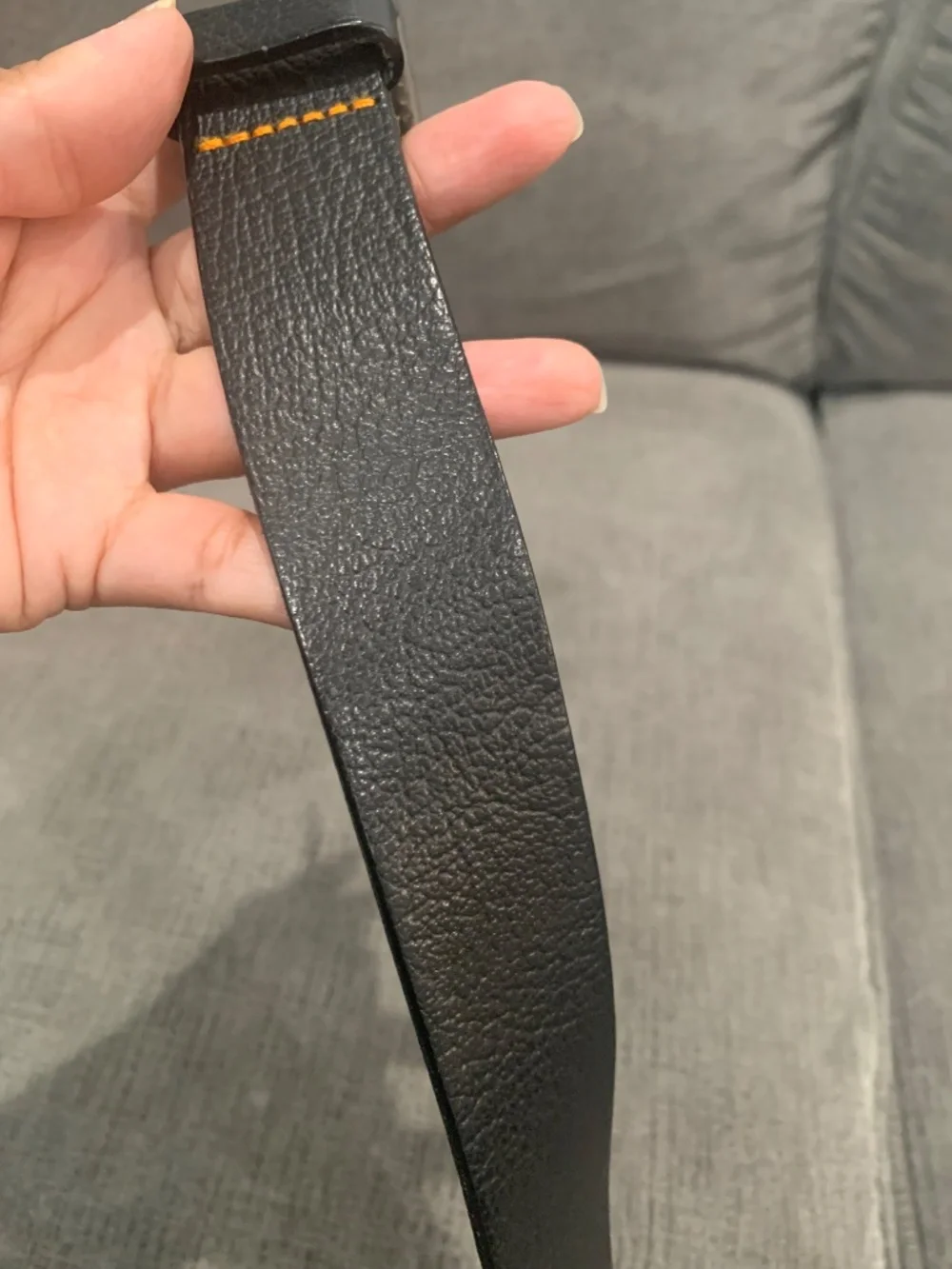 Hugo Boss Black Lather Belt
